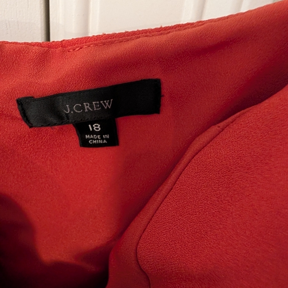 J. Crew Red Midi Dress - Picture 6 of 8